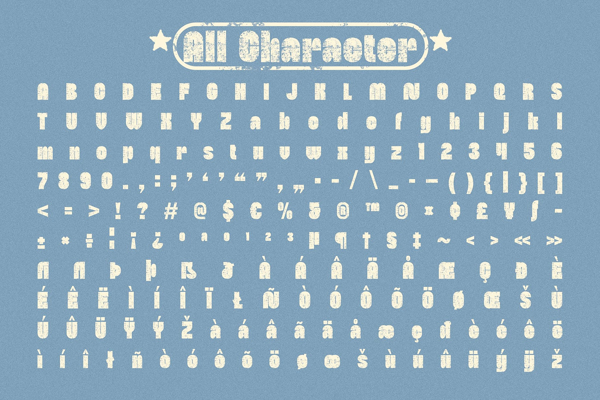 Bamboly Stamp, a Sans Serif Font by Craft Supply Co. (Photo 3 of 8)
