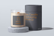 Candle Packaging Mockup Set, a Packaging Mockup by GraphicWave (Thumbnail 1 of 9)