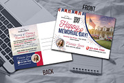 Real Estate Memorial Day Postcard, a Card Template by CreativeVinesStore (Thumbnail 4 of 6)