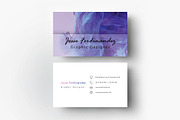 Artistic Business Card Template-012, a Business Card Template by M6 Gallery (Thumbnail 5 of 5)