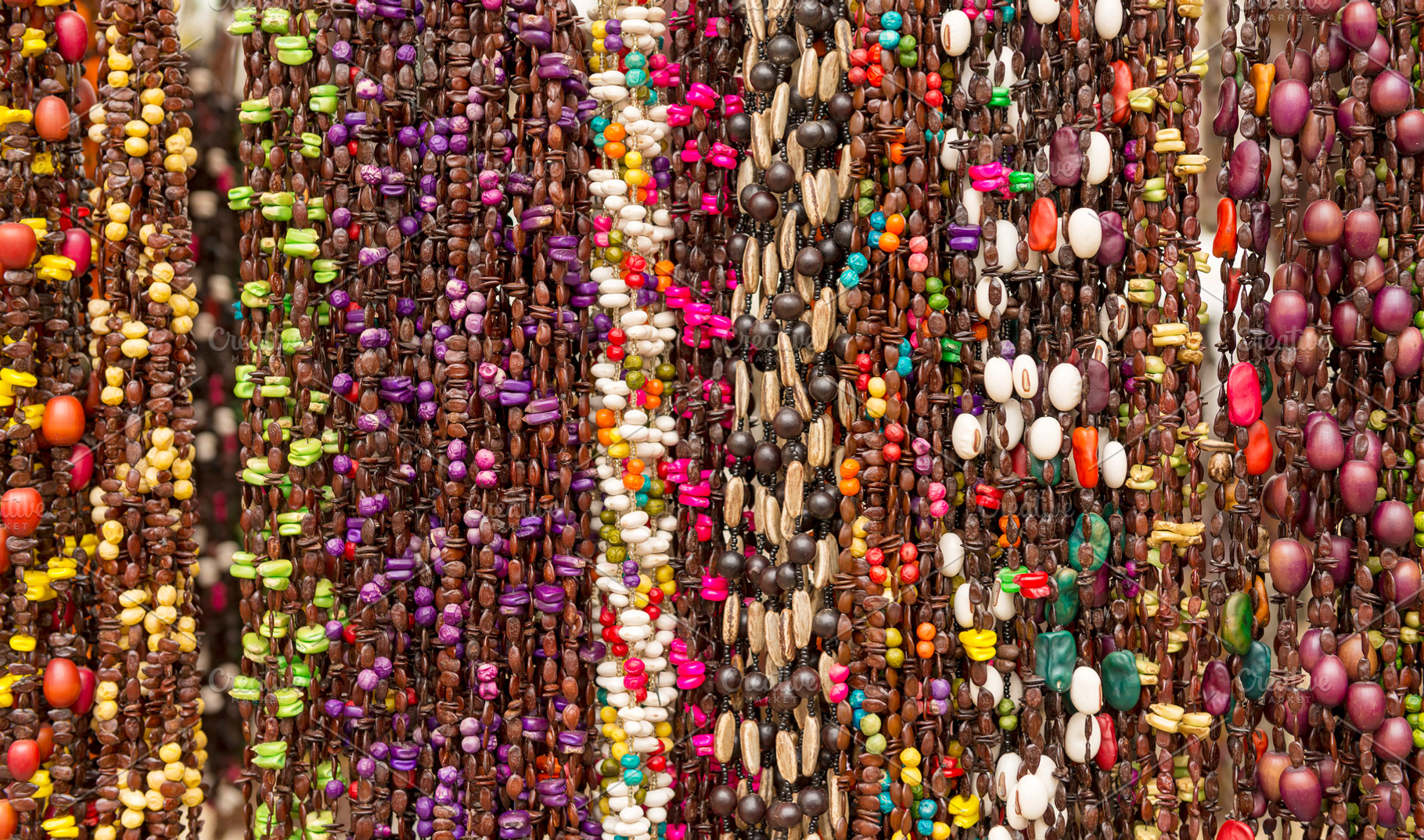 Colorful Beads As Background Pattern, an Abstract Photo by THP Creative