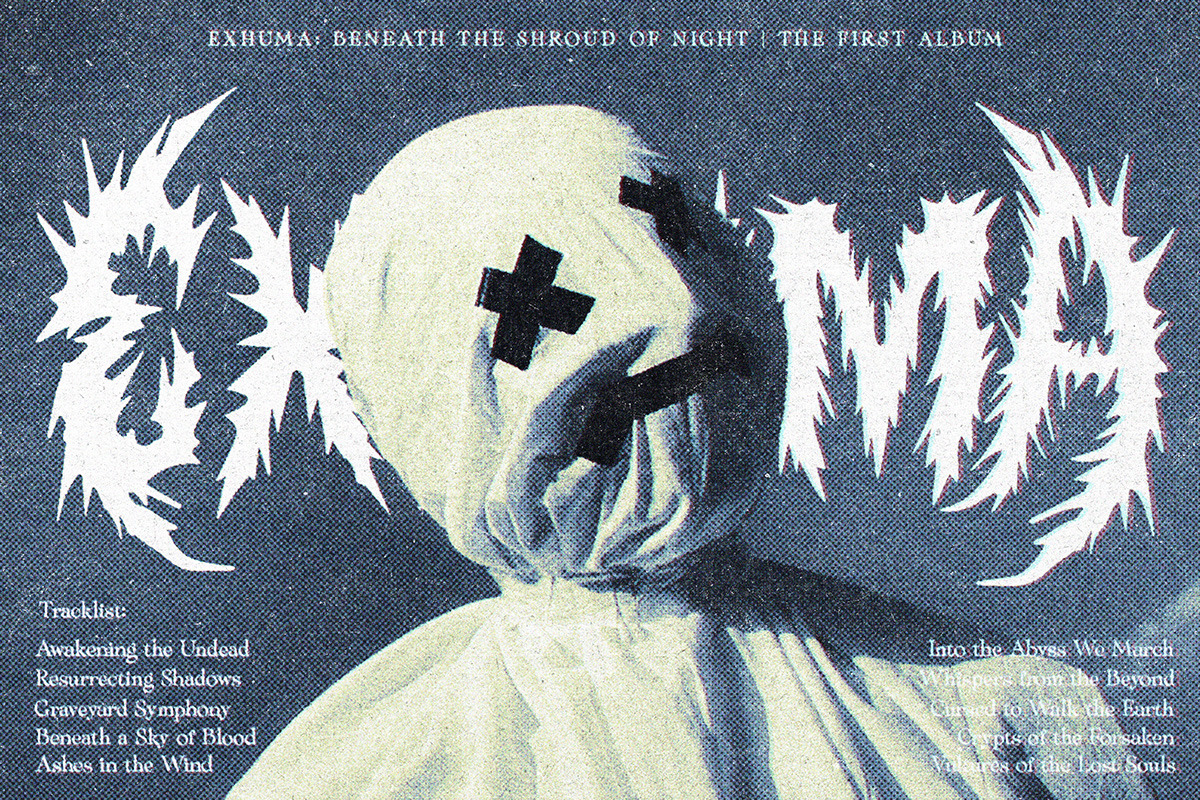 Highlose Black Metal Font, a Blackletter Font by Letterhend Studio (Photo 5 of 9)