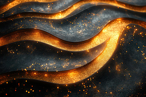 Abstract representation of flowing g, a Photo by Tanuart