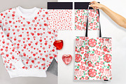 Valentines Element Seamless Pattern, a Decorative Illustration by Diana Kovach (Thumbnail 5 of 9)