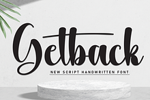 Getback | Script Font