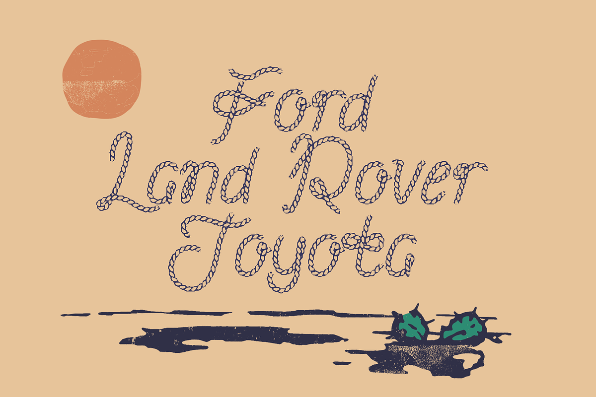 Giddy Up | rope script, a Script Font by Grant Beaudry (Photo 4 of 5)