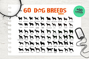 60 Dog Breeds Illustration Bundle, a Texture Illustration by SmartDesigns (Thumbnail 1 of 8)