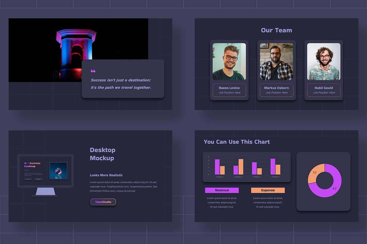 Ai Business Roadmap Presentation, a Presentation Template by BumbleGraph Studio (Photo 5 of 7)