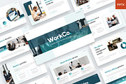 Office & working space PowerPoint, a Presentation Template by BeadyLab (Thumbnail 1 of 5)