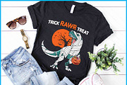 Trick Rawr Treat Dinosaur SVG, an Object Graphic by Creativeusart (Thumbnail 1 of 4)