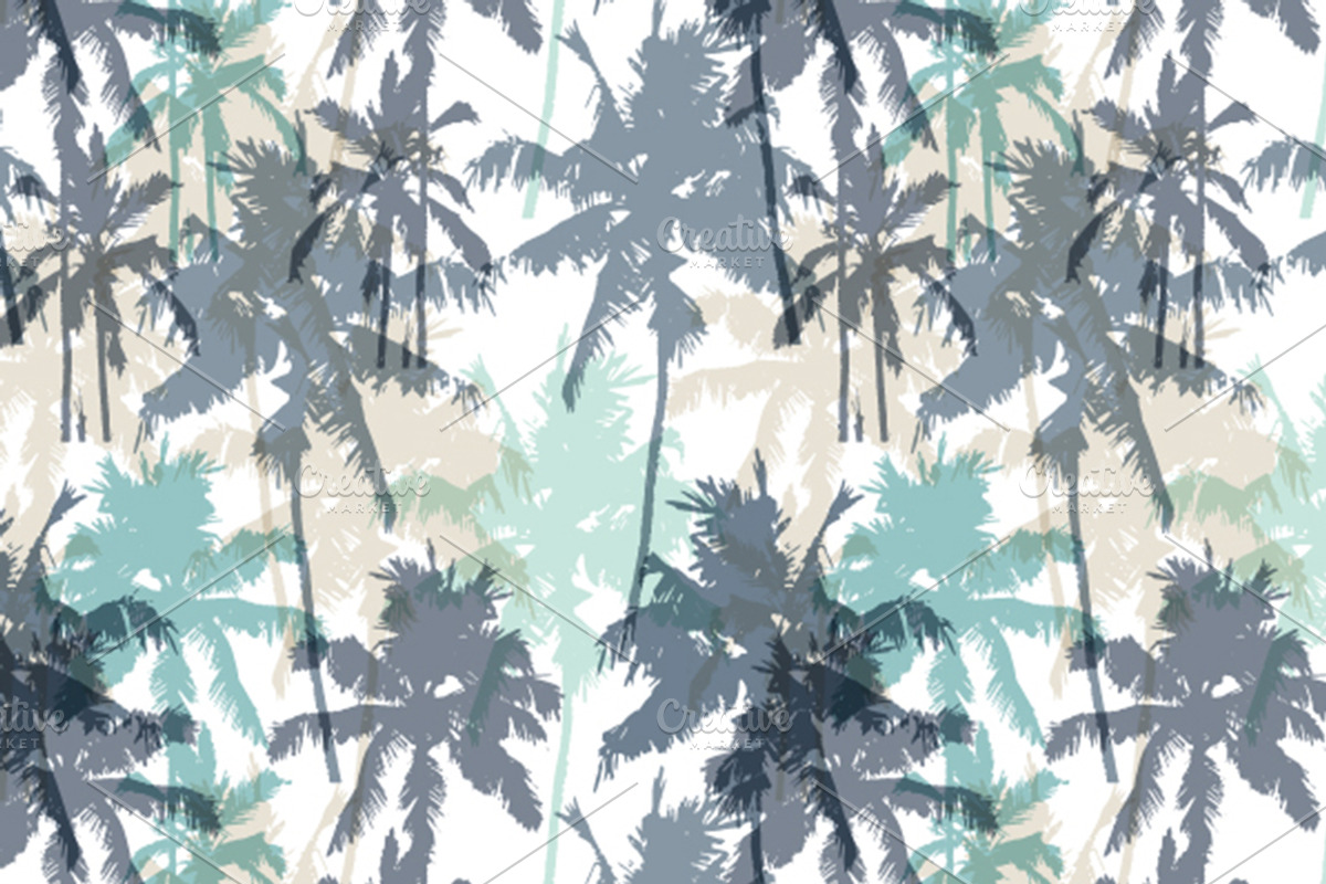 Palm trees backgrounds, a Pattern Graphic by Julia Bilenko (Photo 3 of 9)