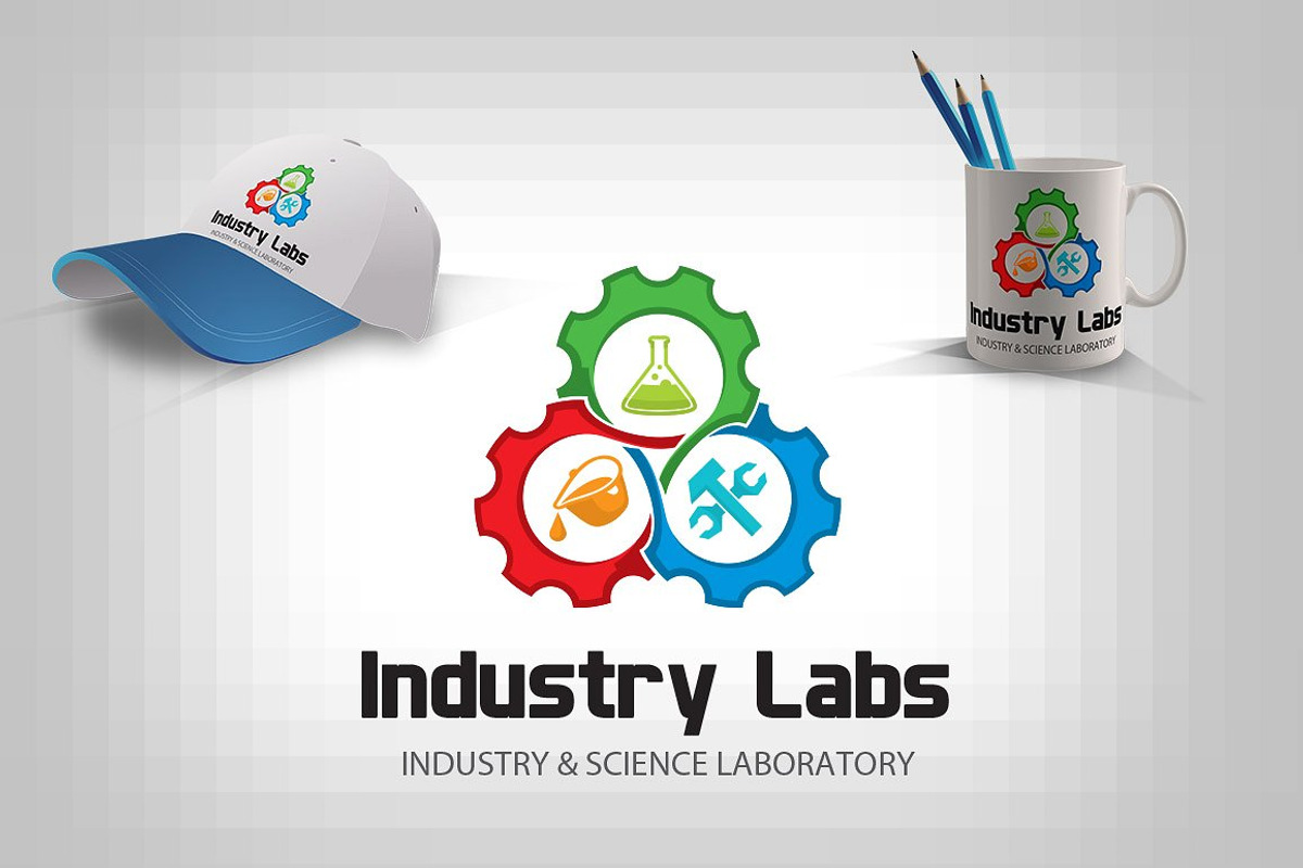 Industry Science Chemistry Logo, a Branding & Logo Template by Designoo (Photo 1 of 4)