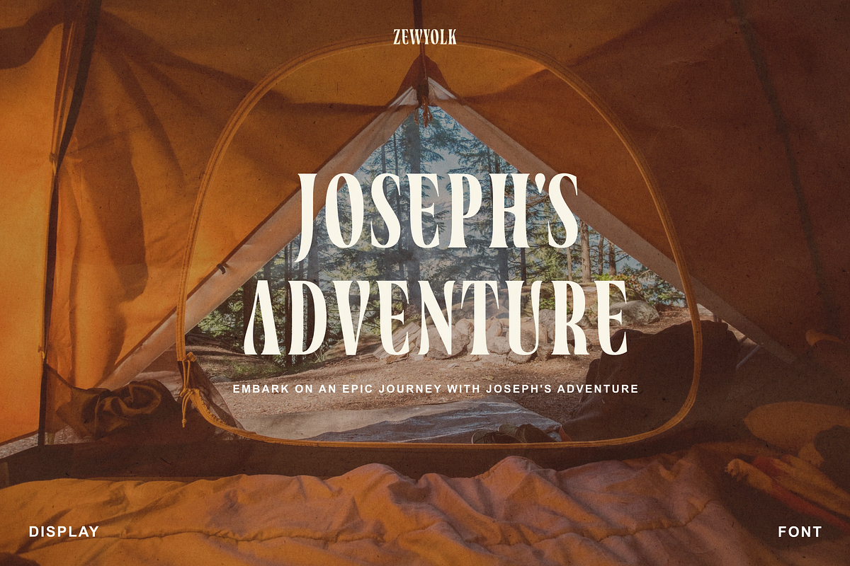 Zewyolk - Bold Condensed Display, a Serif Font by Glyphofik x Krafta (Photo 3 of 12)