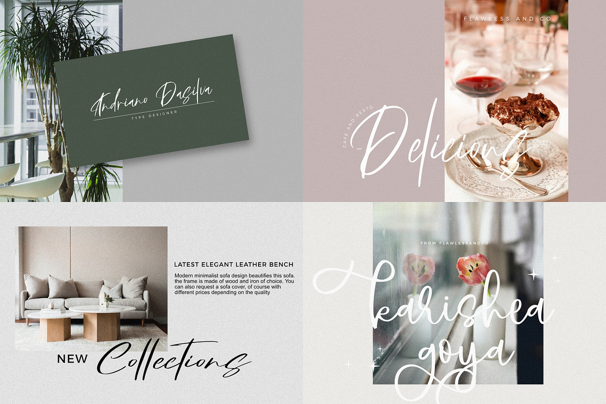 Modern Script Font Bundle, a Script Font by Flawless And Co (Photo 8 of 12)