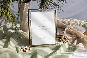 Card Mockup 5x7Table Number Xmas Ch3