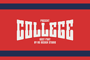 Slemaxo - Baseball & College Font, a Slab Serif Font by QR Design Studio (Thumbnail 2 of 7)