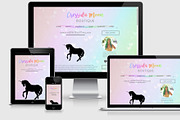 Cressida Moon Blogger Template, a Websites & App Template by Minty Fox Designs  (Thumbnail 2 of 2)