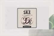 GRUNGE Facebook sale and quote pack, a Social Media Template by Vova (Thumbnail 9 of 16)