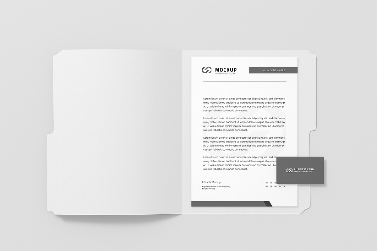 Presentation Folder Mockup Template, a Product Mockup by graphypix (Photo 4 of 4)