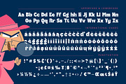 Mistur Sleuth Retro Display Font, a Sans Serif Font by timelesstype.co (Thumbnail 18 of 20)