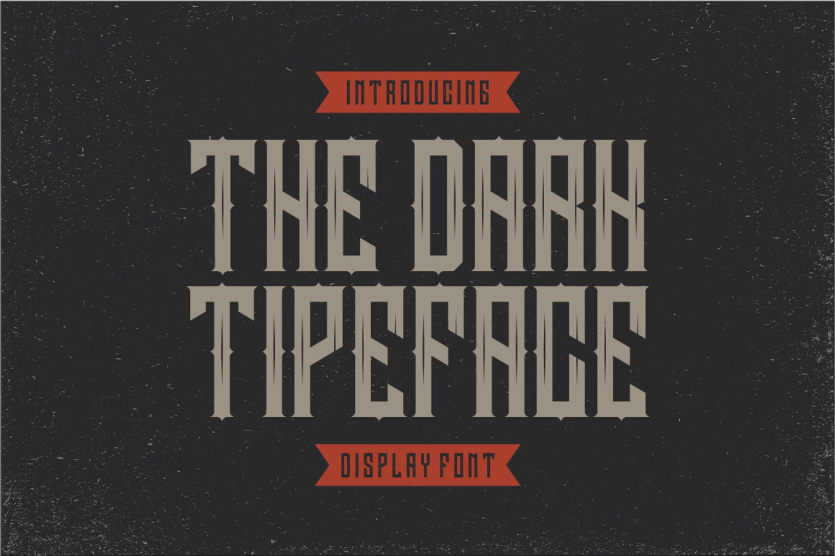 Darkrise Typeface preview 3