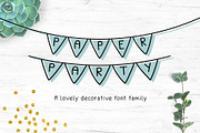Paper Party – Font Family, a Symbol Font by maja.mint (Thumbnail 1 of 4)
