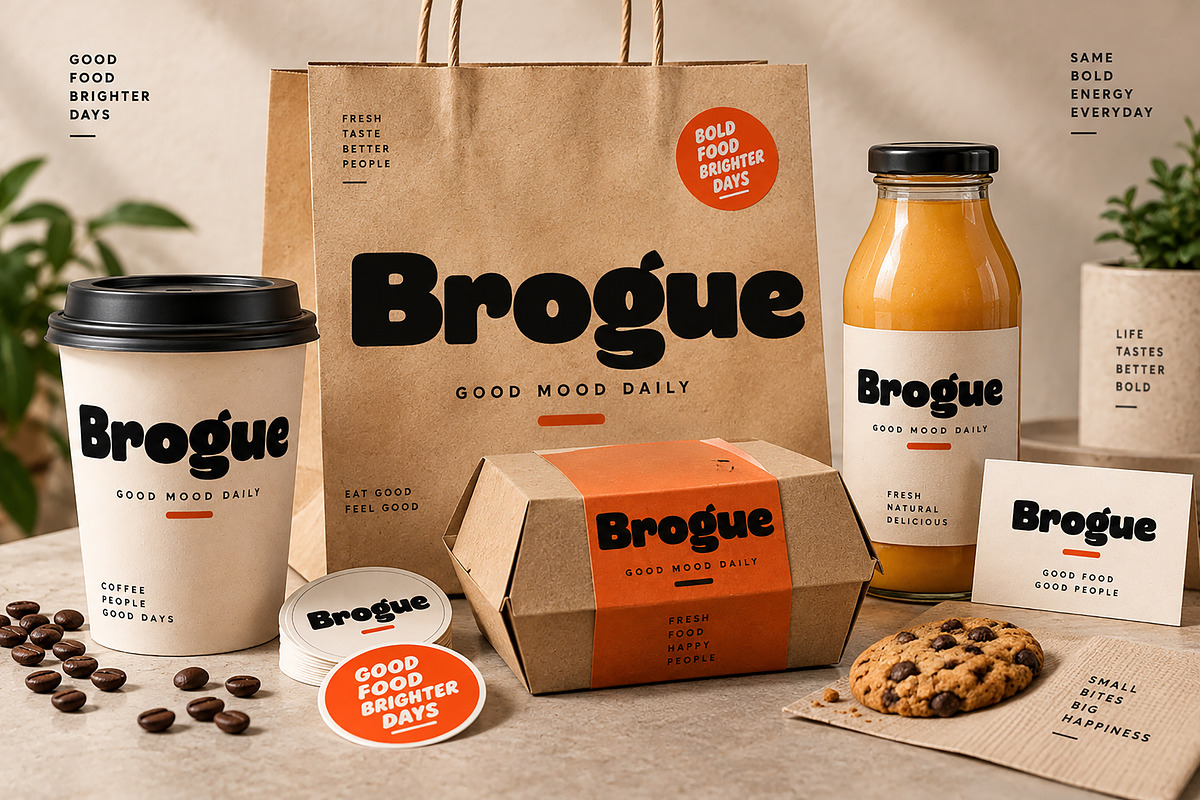 Brogue _ Bold • Chunky • Display, a Script Font by Wow Magic (Photo 4 of 5)