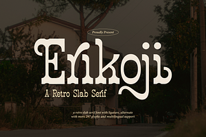 Erikoji Retro Slab Serif