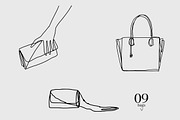 One Line Fashion. Line Art Women, a Person Illustration by AnMark (Thumbnail 5 of 17)