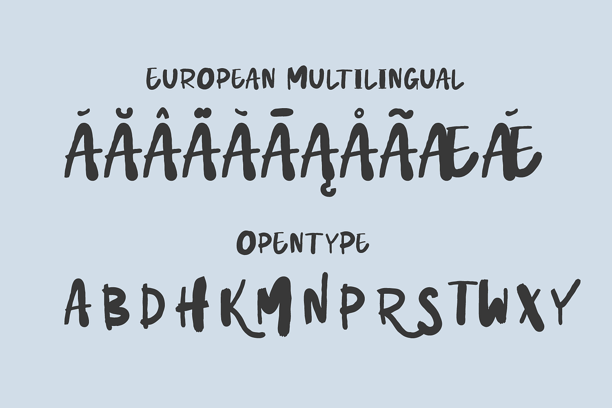Homebound - Abstract Fonts, a Font by Crump Hand (Photo 6 of 6)