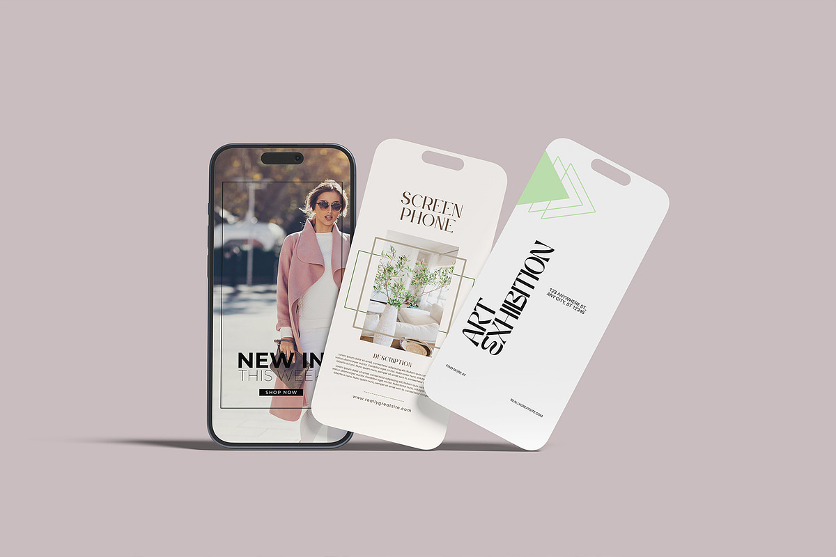 Smartphone Screen Mockup, an iPhone Mockup by lamorastudio (Photo 10 of 11)