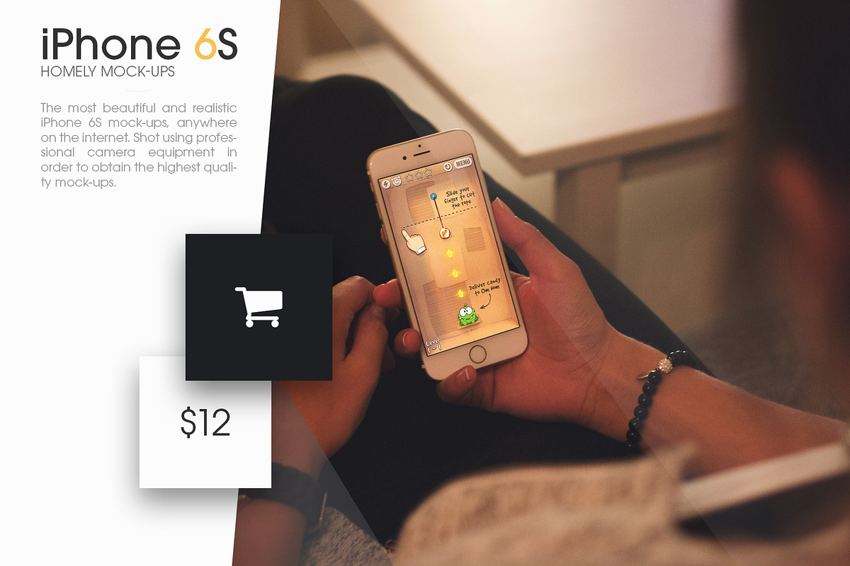 iPhone Mock-Ups: Super Bundle [-75%], an iPhone Mockup by Lucas Alexander (Photo 5 of 11)