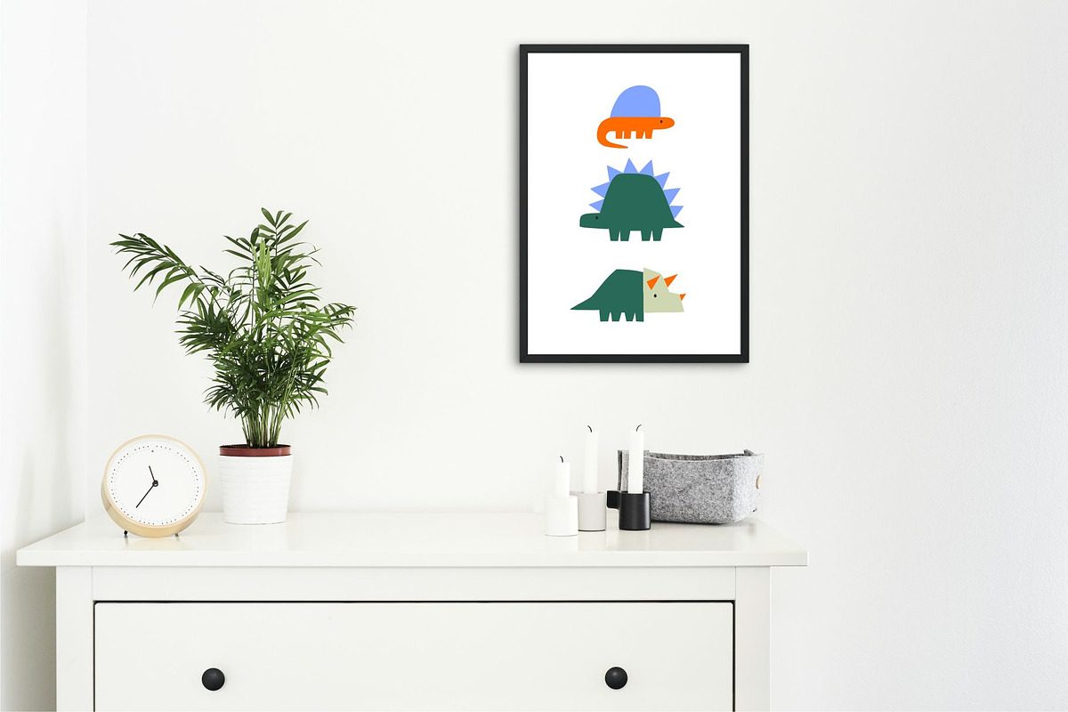 Dinosaurs - Bold vector clipat, a Decorative Illustration by Barkova Nadya (Photo 5 of 5)