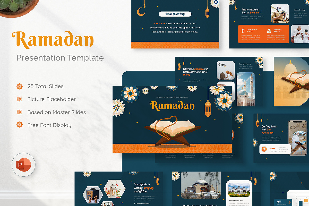 Ramadan PowerPoint Presentation, a Presentation Template by Premast (Photo 1 of 3)