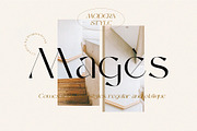 Magès - Modern Serif Typeface, a Serif Font by Graphicfresh (Thumbnail 1 of 10)