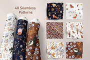 Autumn Baby Animals illustrations, an Animal Illustration by OxanaTally (Thumbnail 11 of 17)