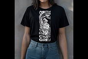 Black T-shirt Mockup Male and Female, a Shirt Mockup by AnagramDesign (Thumbnail 15 of 18)