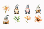 Watercolor Beige Gnomes Clipart, an Illustration by Design Market (Thumbnail 4 of 4)