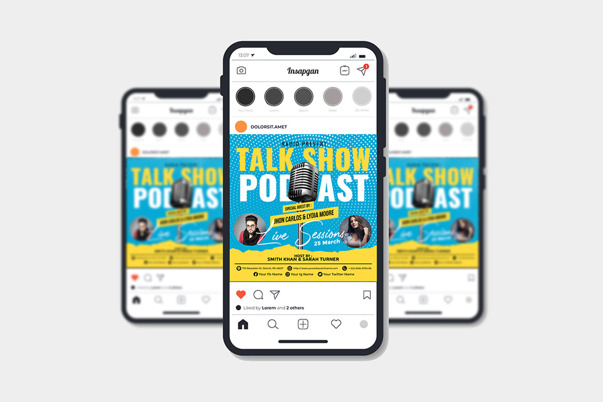Talkshow Flyer, a Flyer Template by imadeDesign (Photo 1 of 3)