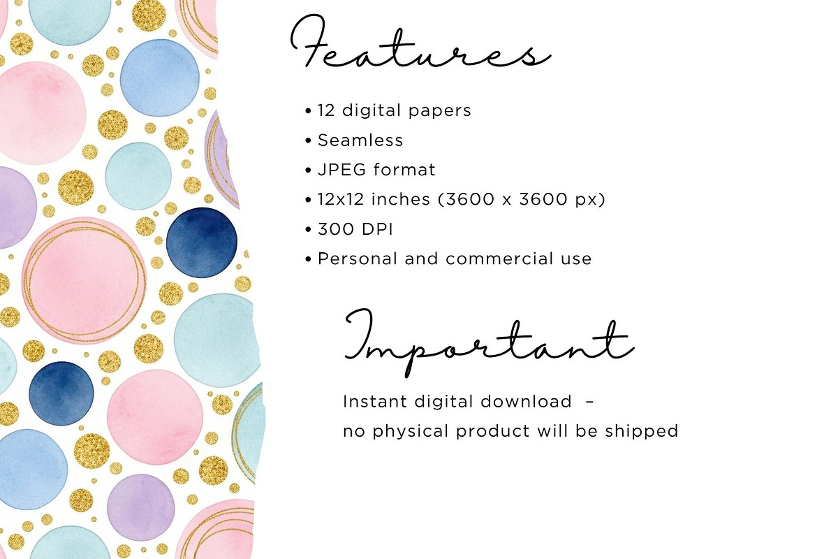 Pastel Polka Dot Seamless, an Illustration by Mashimara (Photo 3 of 4)