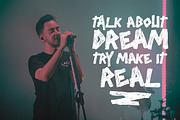 Borude - Textured Brush Font, a Script Font by Inspiratype (Thumbnail 8 of 10)