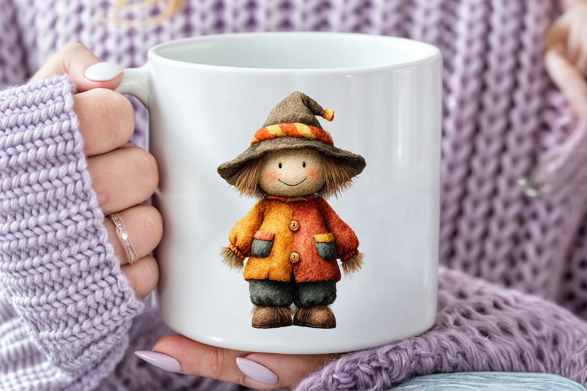Scarecrow Clipart Autumn Fall PNG, an Illustration by Pixels.Craft (Photo 4 of 7)