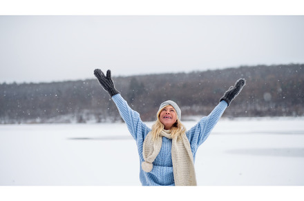 Front view portrait of senior woman, a Person Photo by HalfPoint