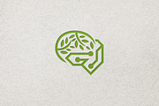 Minimalist Brain Nature Logo, a Branding & Logo Template by Luxury Logos (Thumbnail 4 of 4)