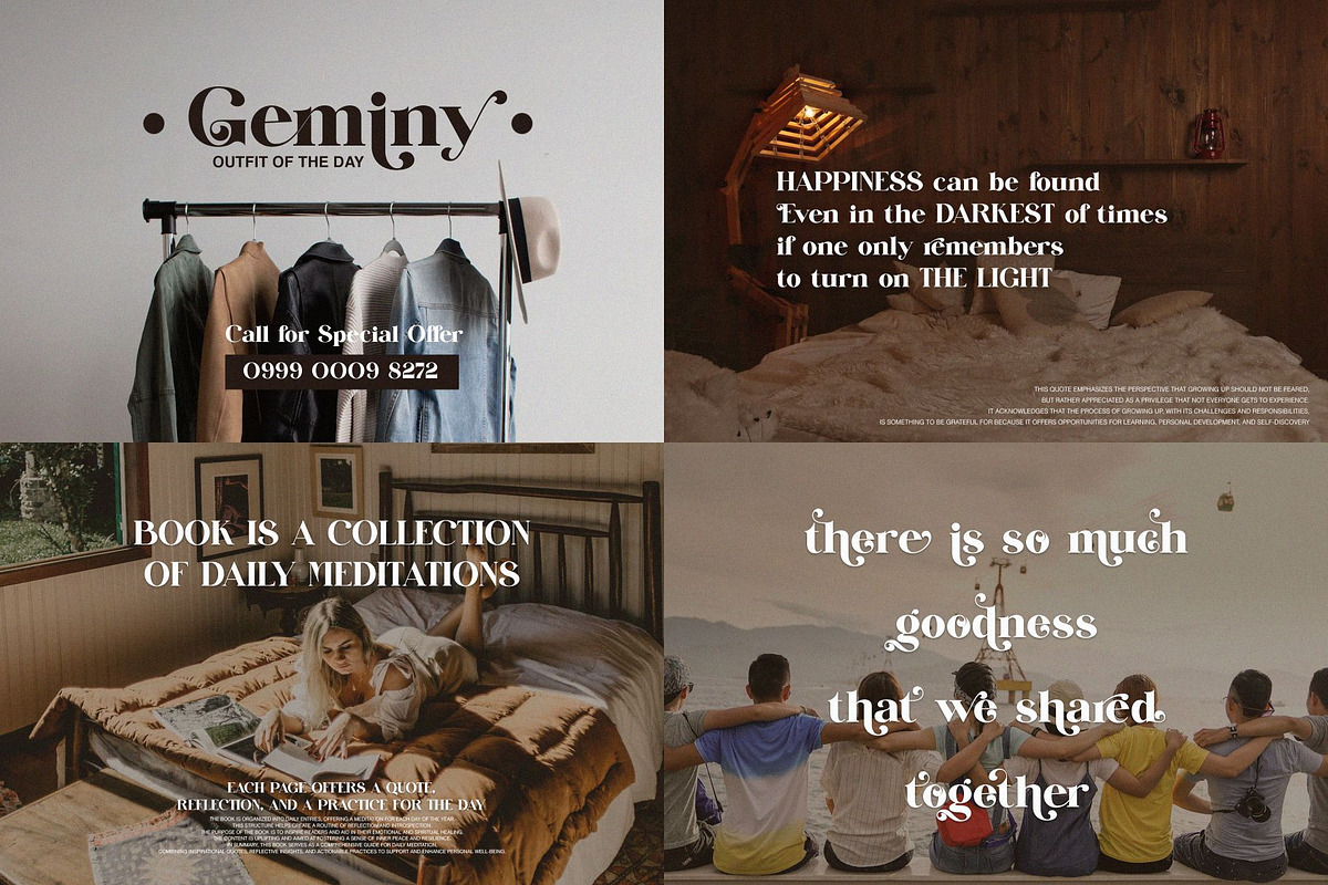 Elegant Ligature Serif  Font Bundle, a Serif Font by Alfinart (Photo 10 of 16)