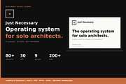 Architecture Studio Templates Bundle, a Presentation Template by Just Necessary (Thumbnail 1 of 6)