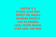Choltak - Paint Brush Font, a Sans Serif Font by Iqsiart Studio (Thumbnail 5 of 8)