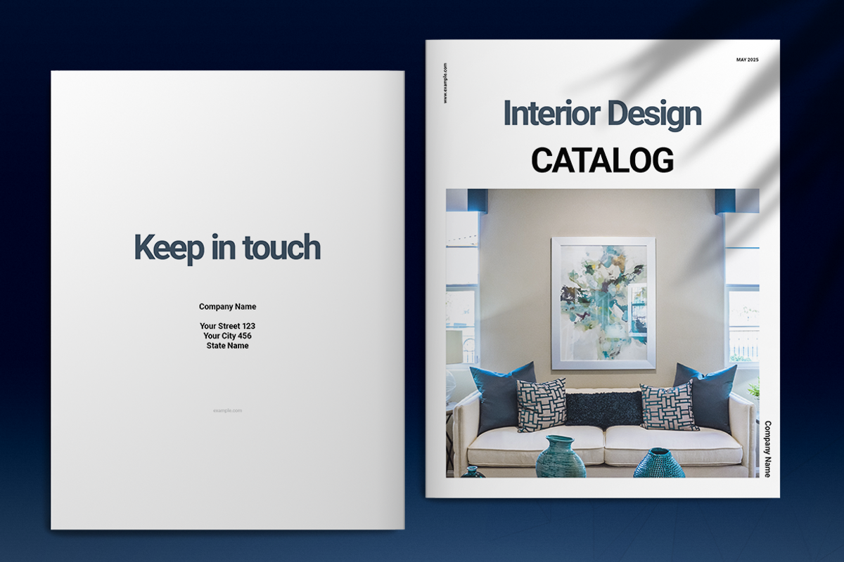 Interior Design Catalog Template, a Brochure Template by Boris Cupac