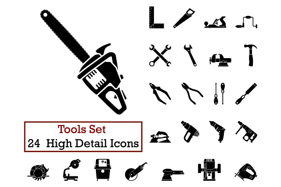 24 Tools Icons
