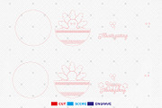 Happy Thanksgiving Door Sign SVG, a Pattern Graphic by Lasercutiny (Thumbnail 2 of 2)